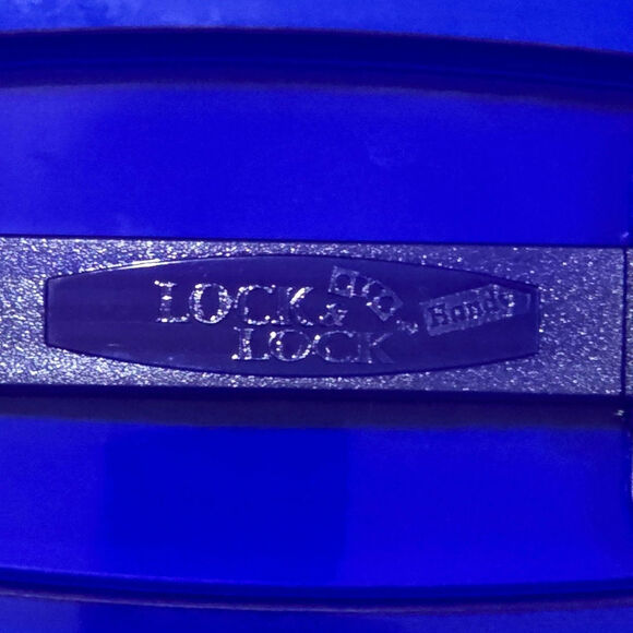 Lock and Lock Rectangle Blue 8 Piece Lid Set NWT - Picture 2 of 4